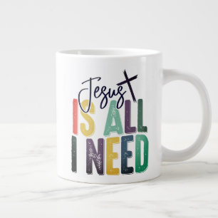 Jesus large coffee mug
