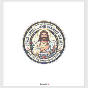 Jesus Laundry Chores Humor Shirt Christian Graphic