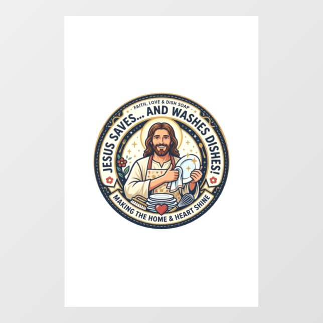 Jesus Laundry Chores Humour Shirt Christian Graphi (Sheet)