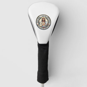 Jesus Laundry Chores Humour Shirt Christian Graphi Golf Head Cover
