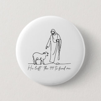 Jesus Leaves the 99 6 Cm Round Badge