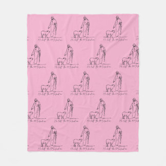 Jesus Leaves the 99 Fleece Blanket