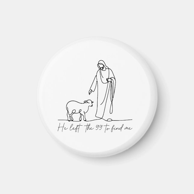 Jesus Leaves the 99 Magnet (Front)