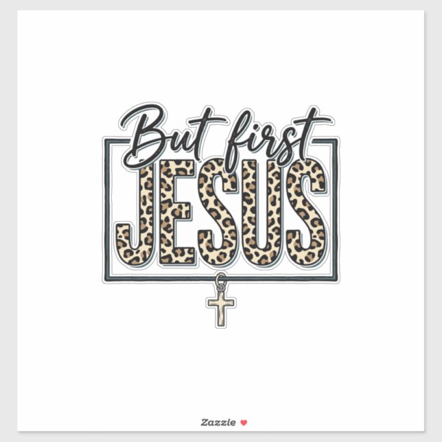 Jesus Leopard Print Christian Vintage Engraving Sh (Sheet)