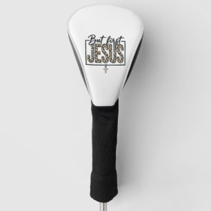 Jesus Leopard Print Christian Vintage Engraving Sh Golf Head Cover