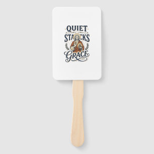 Jesus Librarian Graphic Tee Christian Art_1 Hand Fan