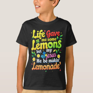 Jesus Life Gave Me Some Lemons Making Lemonade Bib T-Shirt