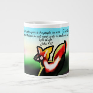 jesus light large coffee mug