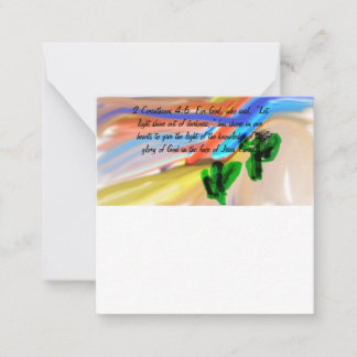 Jesus light of world card