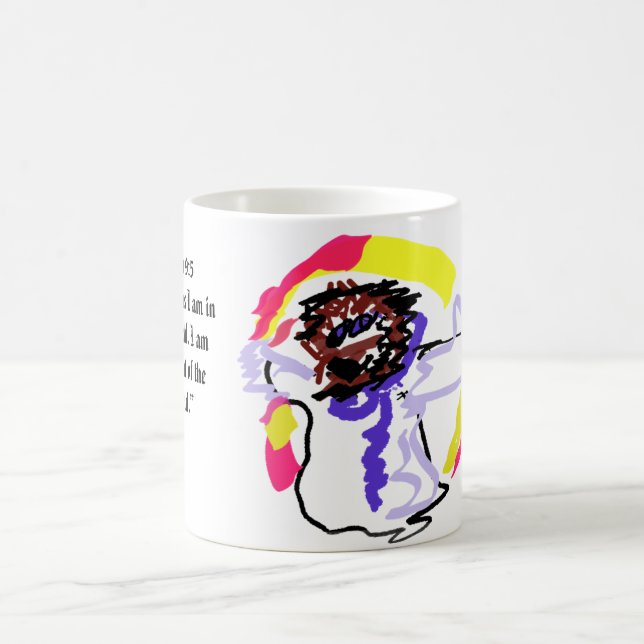 jesus light world  coffee mug (Center)