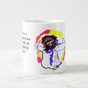 jesus light world large coffee mug