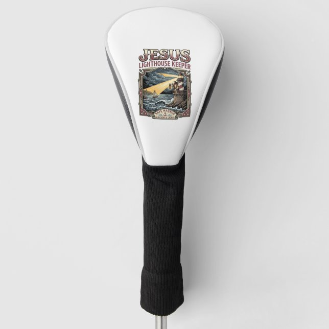 Jesus Lighthouse Keeper Jesus Lighthouse Keeper Ch Golf Head Cover (Front)