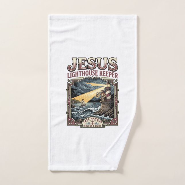 Jesus Lighthouse Keeper Jesus Lighthouse Keeper Ch Hand Towel (Hand Towel)