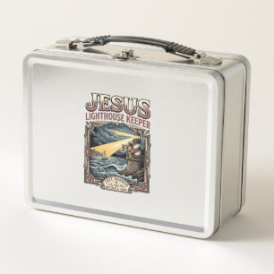 Jesus Lighthouse Keeper Jesus Lighthouse Keeper Ch Metal Lunch Box