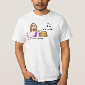 Jesus Likes Pancakes Men's Shirt