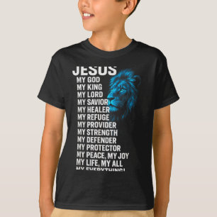 Jesus - Lion Christian King Lord Savior Faith T-Shirt