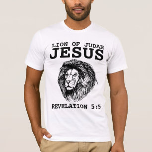 JESUS LION OF JUDAH, Christian T-shirts, REV 5:5 T-Shirt