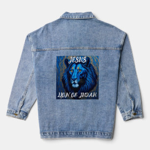 JESUS LION OF JUDAH Denim jean Jacket