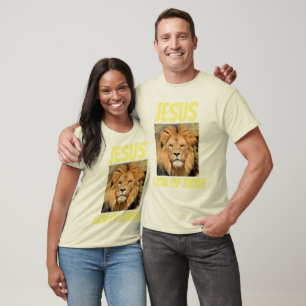 JESUS LION OF JUDAH t-shirts, Black T-Shirt