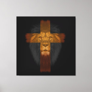 Jesus Lion of Judah Wrapped Canvas