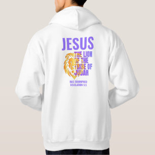 JESUS LION OF TRIBE OF JUDAH Christian Hoodie
