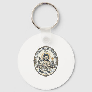 Jesus Lo Fi Study Beats Aesthetic Graphic Tee Chri Key Ring