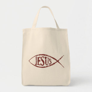 jesus logo tote bag