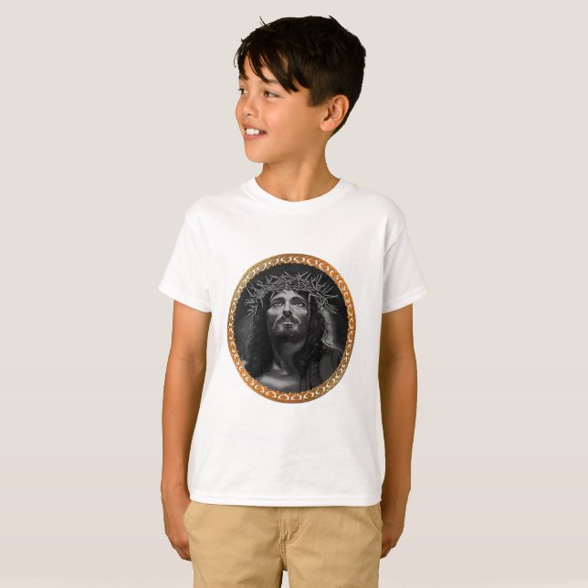 Jesus looking in the heavens T-Shirt (Front Full)