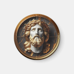 Jesus looking in the heavens with Divine Encounter Magnet