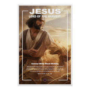 Jesus - Lord of Harvest 1 Poster