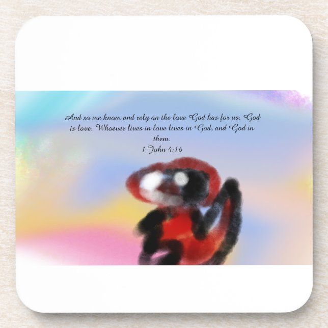 jesus love  coaster (Front)