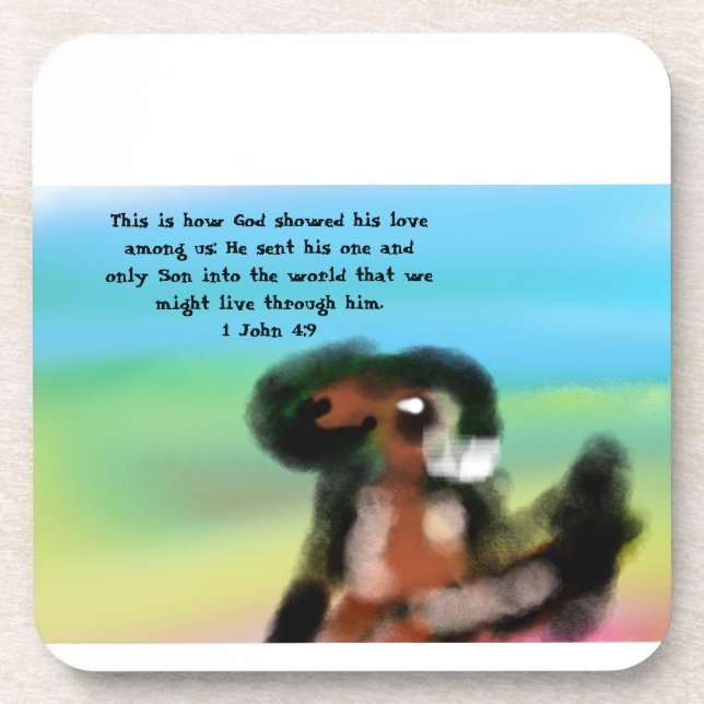 jesus love  coaster (Front)