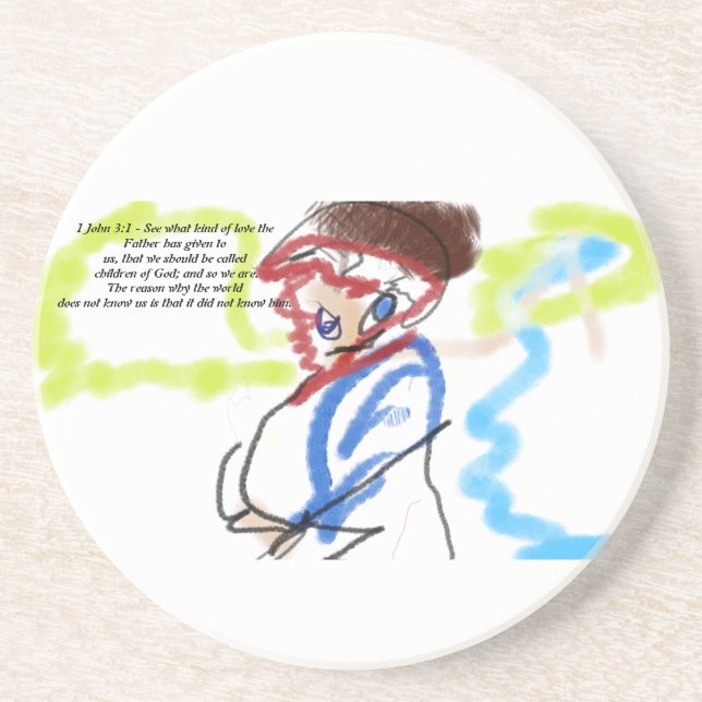 jesus love  coaster (Front)