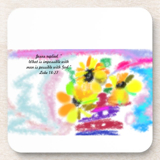 Jesus love  coaster (Front)