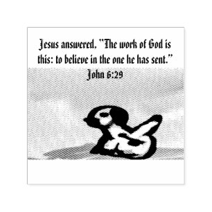 jesus love forever  self-inking stamp