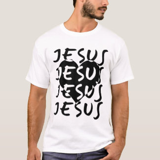 Jesus Love Heart Christian Faith John 3:16 T-Shirt
