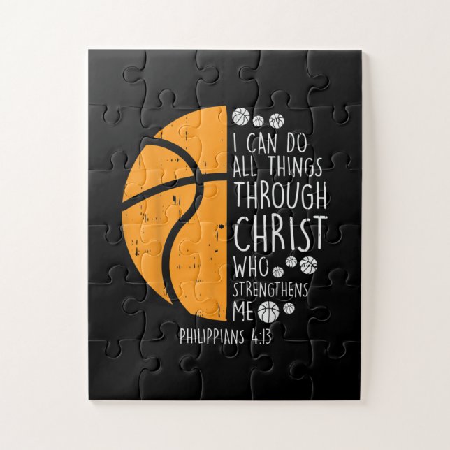 Jesus Love | I Can Do All Things Through Christ Jigsaw Puzzle (Vertical)
