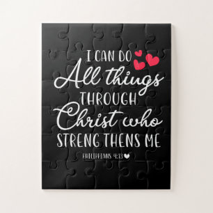 Jesus Love I Can Do All Things Through Christ Jigsaw Puzzle