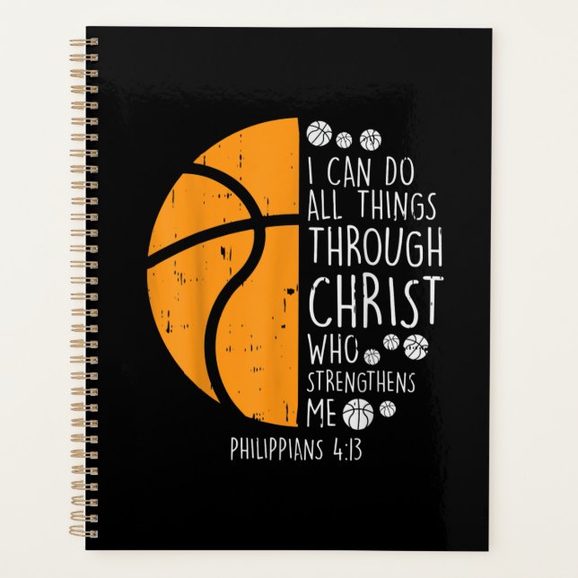 Jesus Love | I Can Do All Things Through Christ Planner (Front)