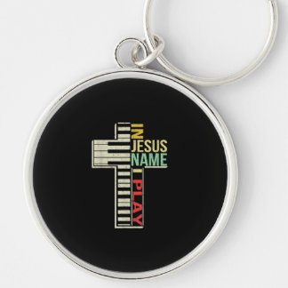 Jesus Love | In Jesus Name I Play Piano Christian Key Ring