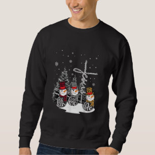 Jesus Love   Jesus Faith Hope Love Snowman Sweatshirt