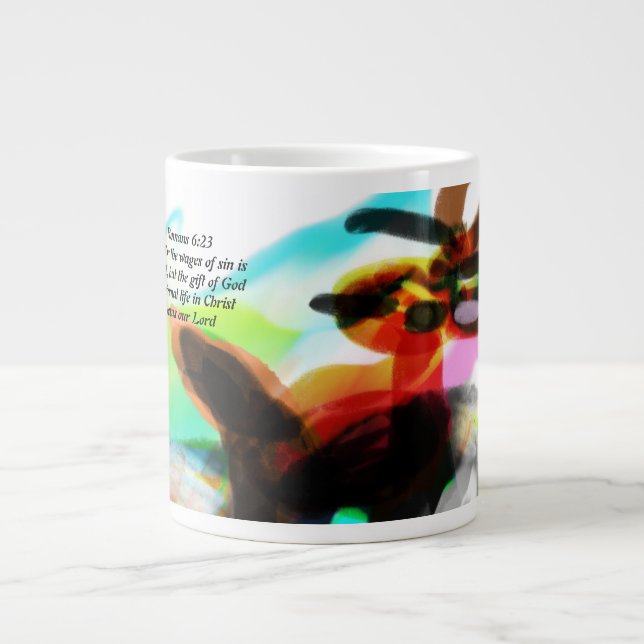 jesus love joy large coffee mug (Front)