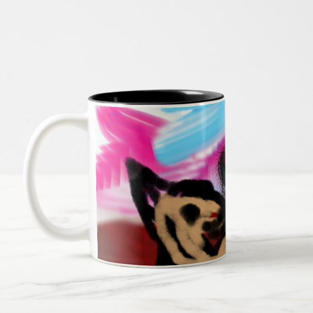 Jesus love joy Two-Tone coffee mug (Left)