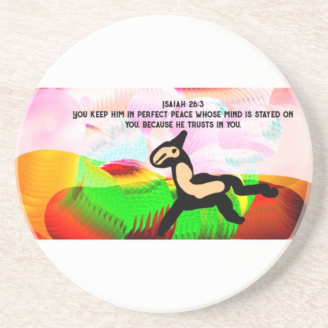 Jesus love keep coaster (Front)