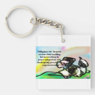 jesus love key ring