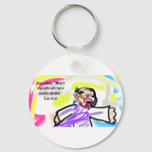 jesus love key ring