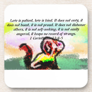 jesus love kind coaster