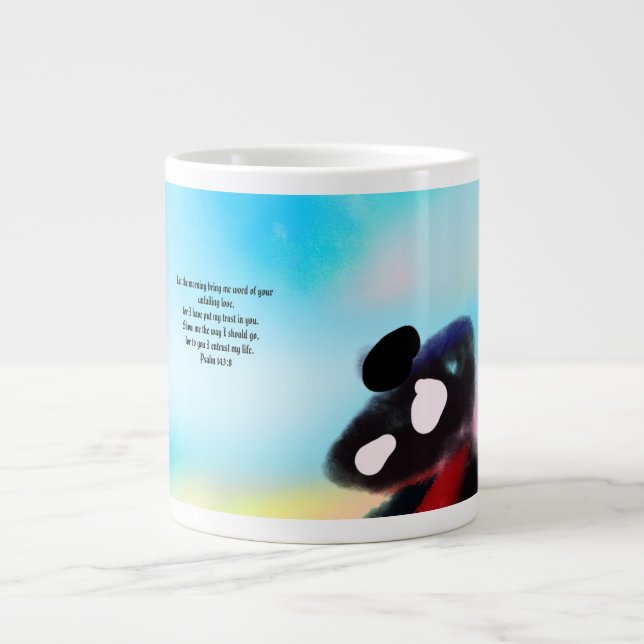 jesus love  large coffee mug (Front)