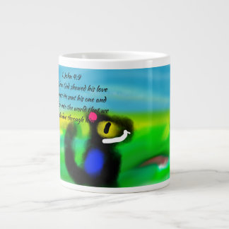 Jesus love large coffee mug