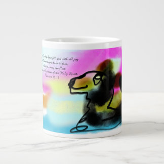Jesus love large coffee mug